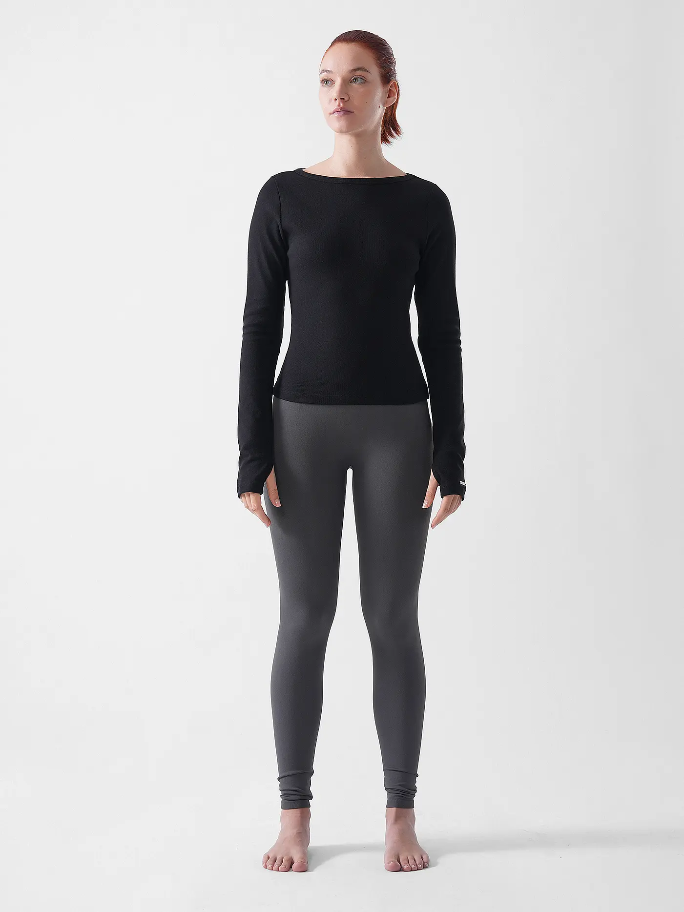 AIM'N | Damen Fitnesstight Shape Seamless | grau